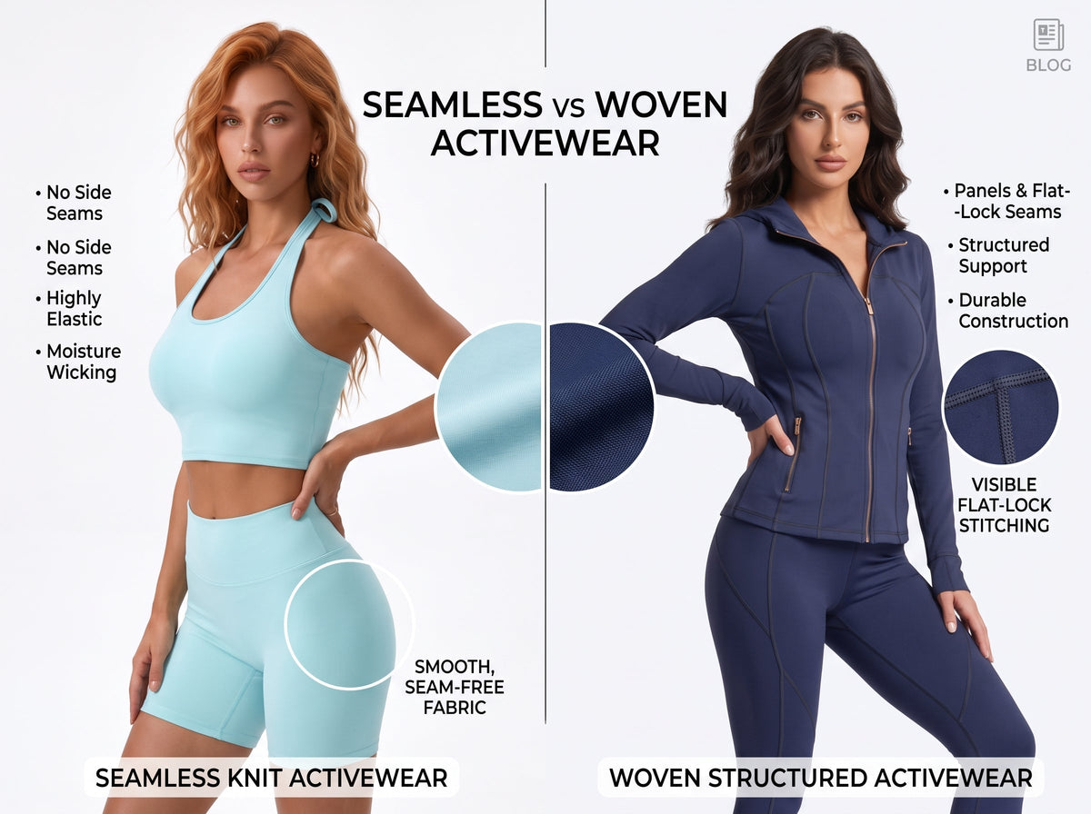 Seamless vs Woven Activewear: Which Fabric Is Better for Your Workout?