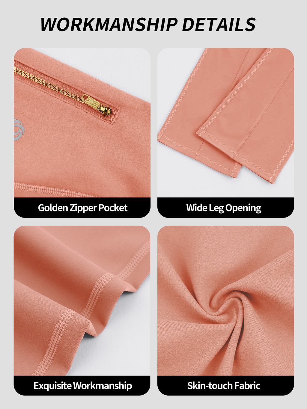 Uncia Active High Waist Flare Leggings For Women | Back Pocket
