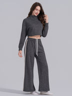 Sleek Turtleneck Two‑Piece Set