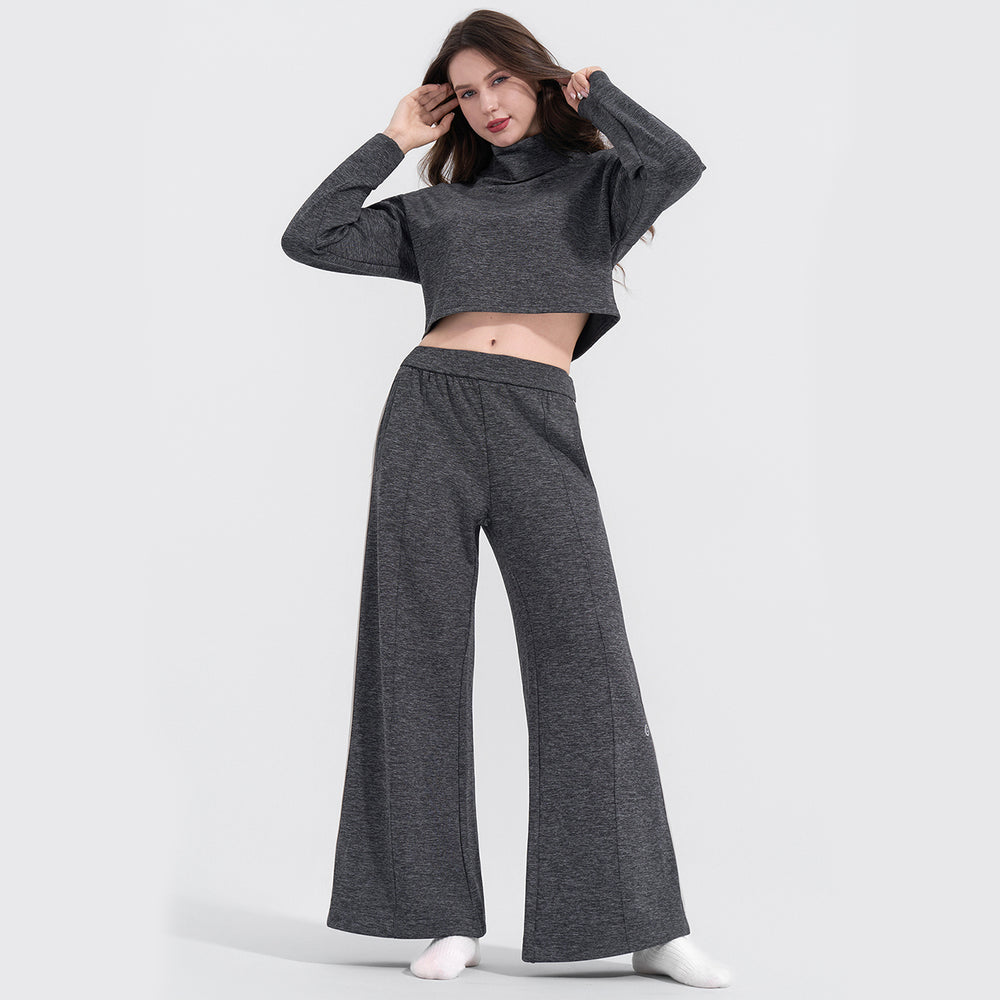 Sleek Turtleneck Two‑Piece Set