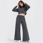 Sleek Turtleneck Two‑Piece Set