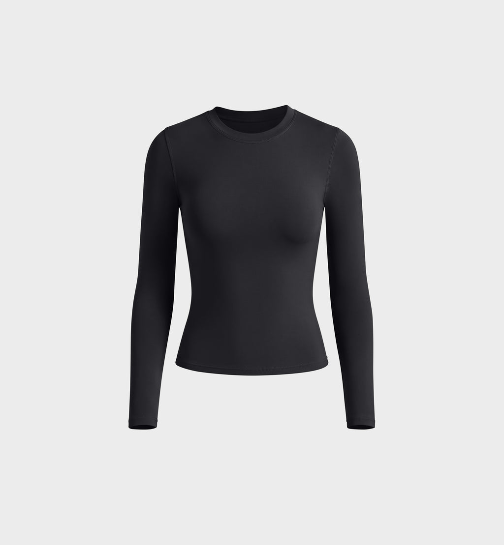 Long‑Sleeve Top & Textured Leggings Set