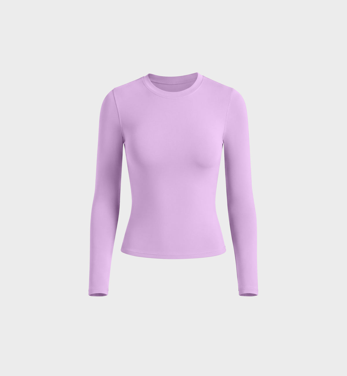 Crew Neck Long Sleeve Slim Workout Top