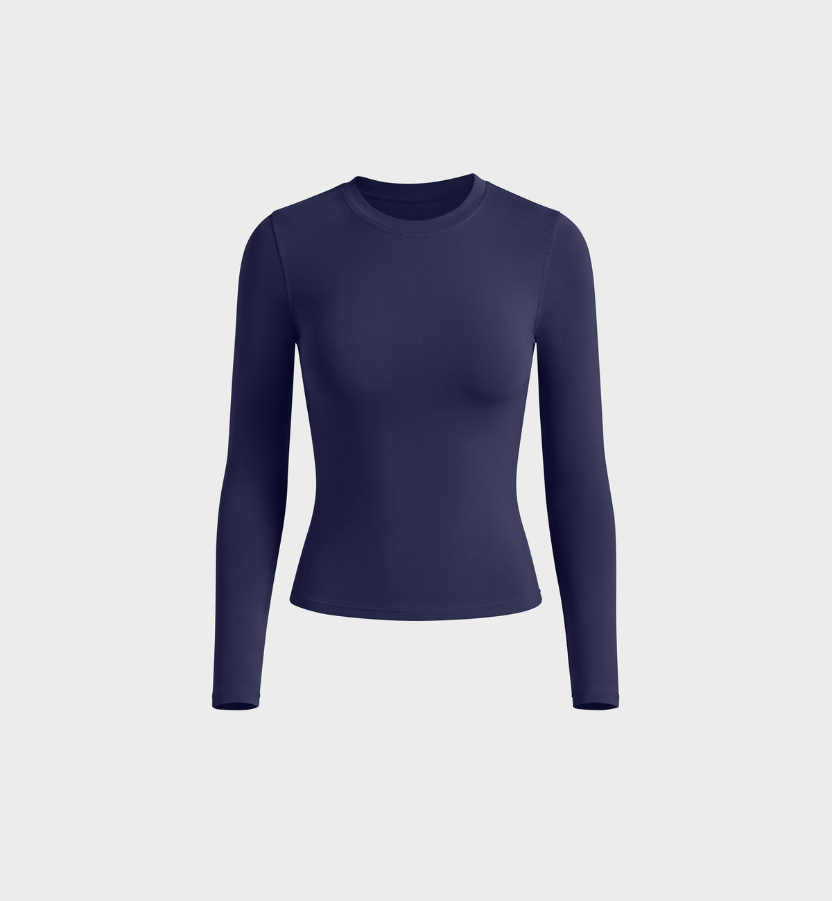 Crew Neck Long Sleeve Slim Workout Top