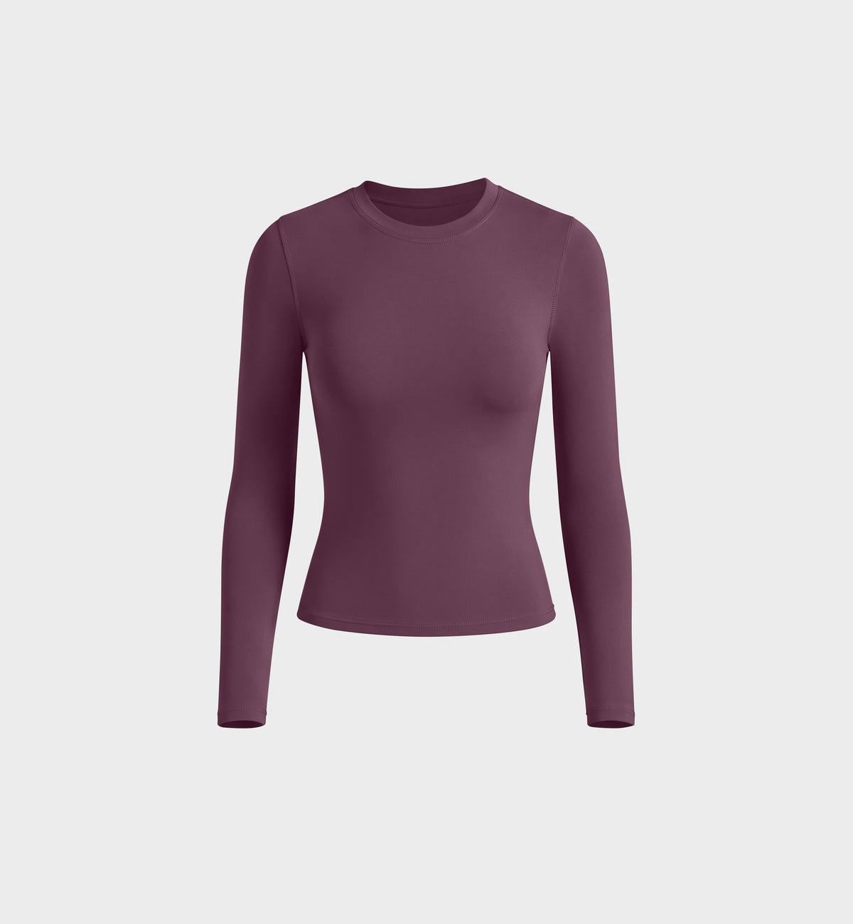 Crew Neck Long Sleeve Slim Workout Top