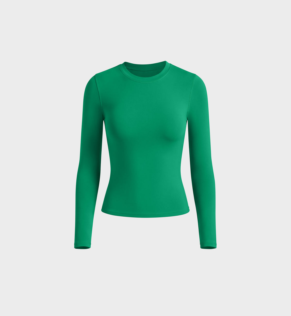 Crew Neck Long Sleeve Slim Workout Top