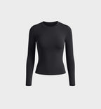 Crew Neck Long Sleeve Slim Workout Top