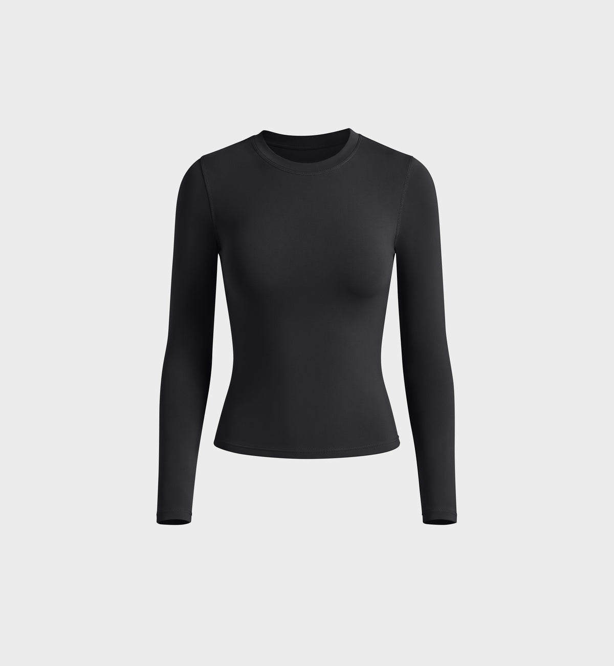 Crew Neck Long Sleeve Slim Workout Top