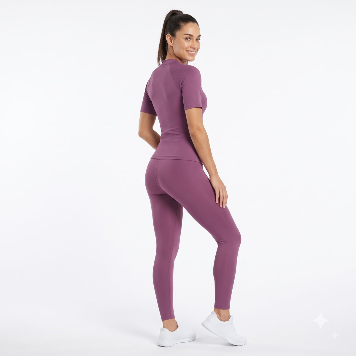 Short‑Sleeve Top & Leggings Set