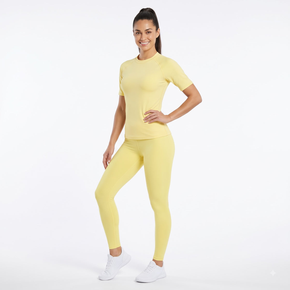 Short‑Sleeve Top & Leggings Set
