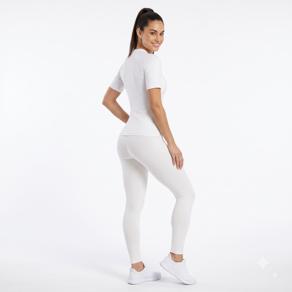 Short‑Sleeve Top & Leggings Set