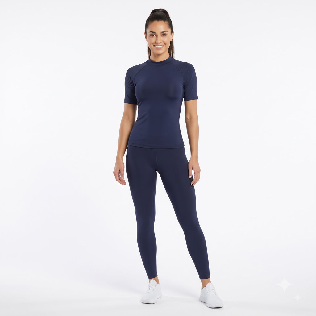 Short‑Sleeve Top & Leggings Set