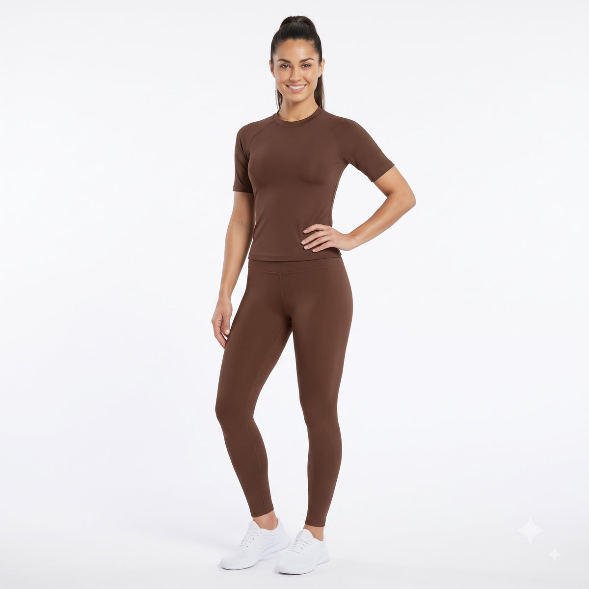 Short‑Sleeve Top & Leggings Set