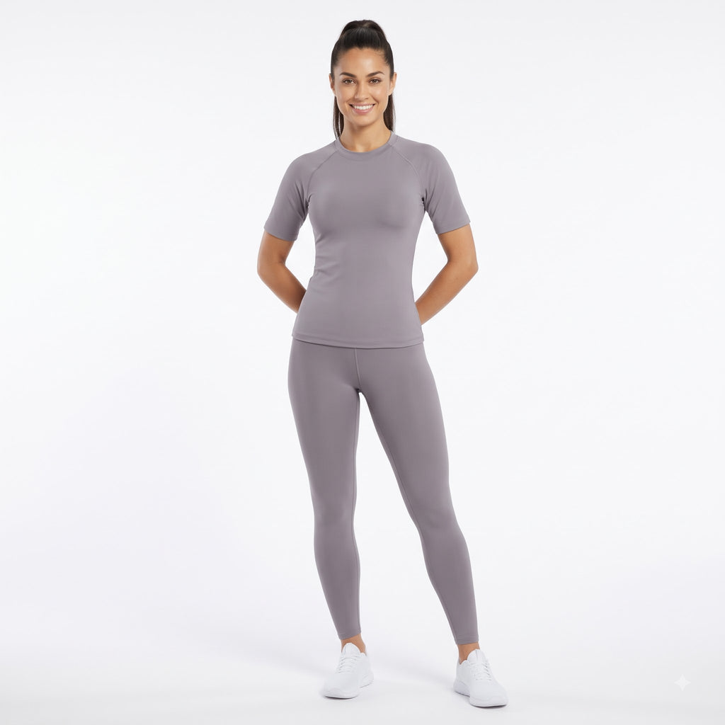 Short‑Sleeve Top & Leggings Set
