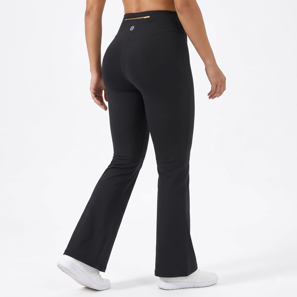 High‑Waist Flare Bell‑Bottom Yoga Leggings