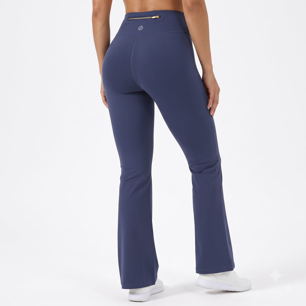 High‑Waist Flare Bell‑Bottom Yoga Leggings