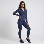 Waffle‑Texture Hooded Yoga Set