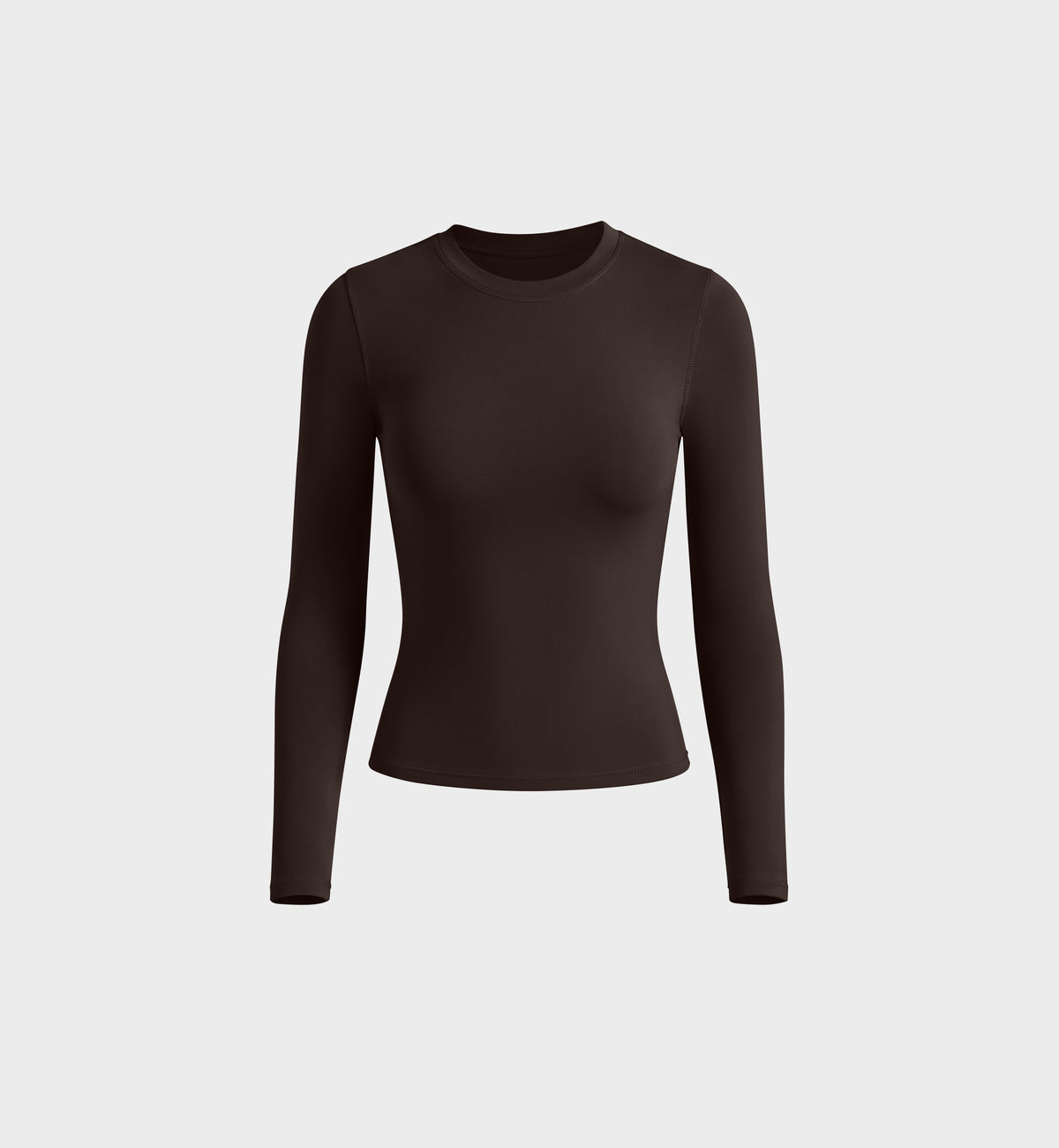Crew Neck Long Sleeve Slim Workout Top