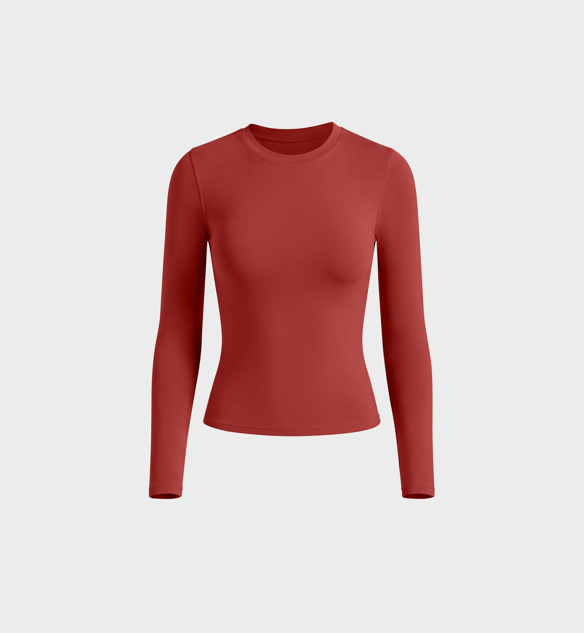 Crew Neck Long Sleeve Slim Workout Top