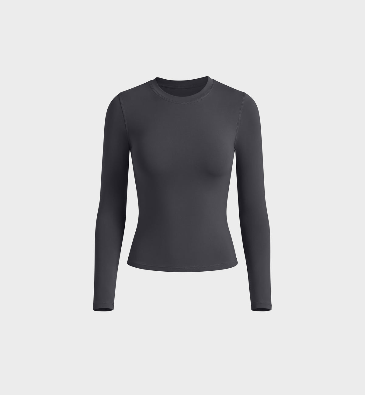 Crew Neck Long Sleeve Slim Workout Top