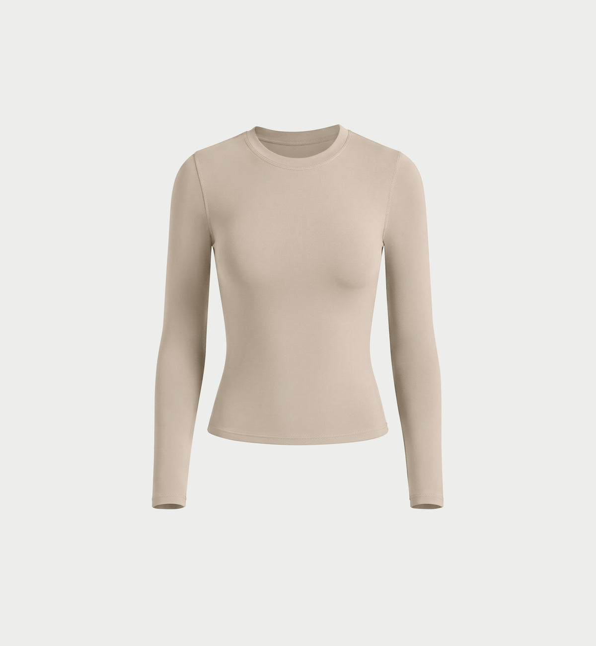 Crew Neck Long Sleeve Slim Workout Top