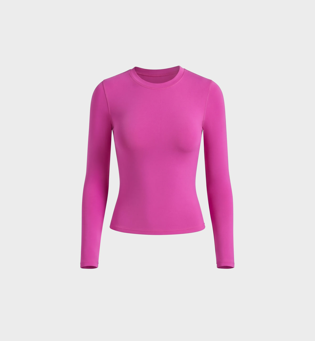 Crew Neck Long Sleeve Slim Workout Top