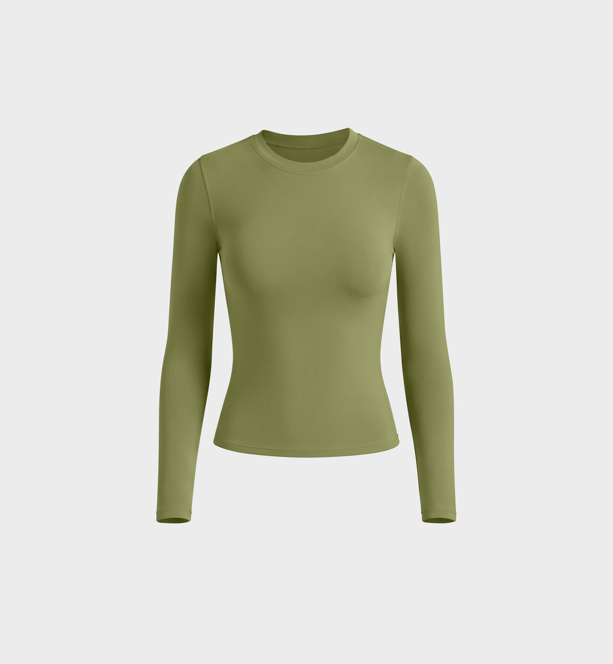 Crew Neck Long Sleeve Slim Workout Top