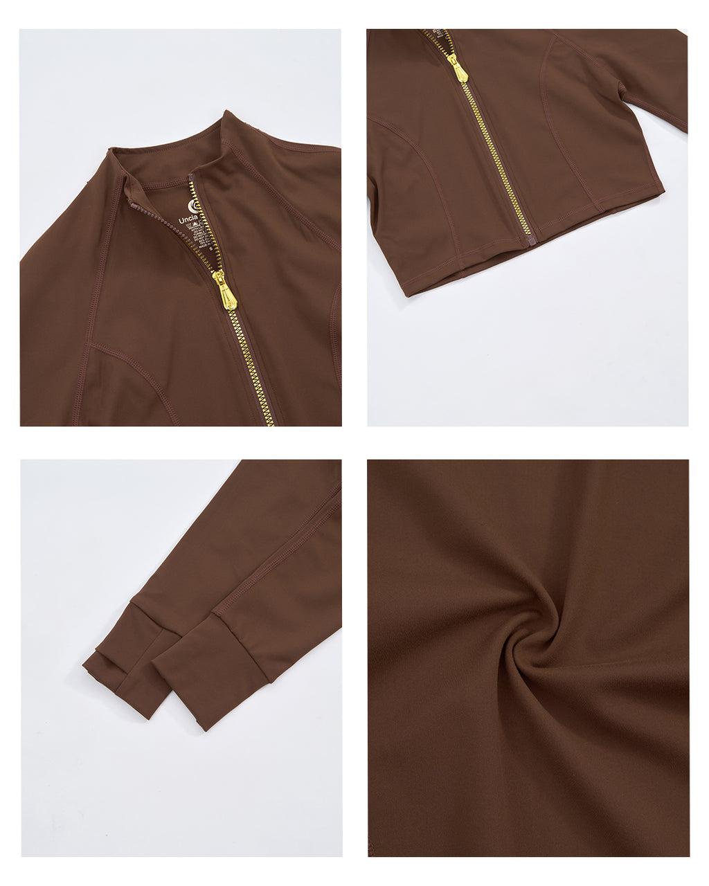 Uncia Active Women’s 2‑Piece Activewear Set | Zip‑Up Cropped Jacket & Flare Leggings