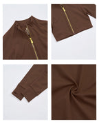 Uncia Active Women’s 2‑Piece Activewear Set | Zip‑Up Cropped Jacket & Flare Leggings