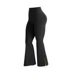 Uncia Active High Waist Split Flare Yoga Leggings | Butt Lifting Stretch Active Pants for Women