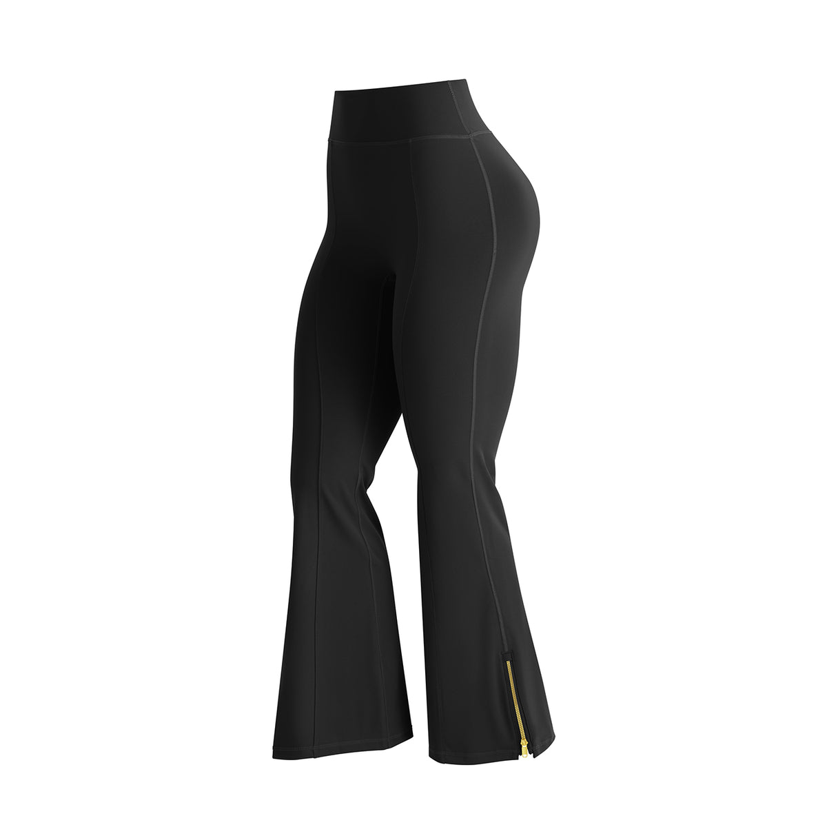 Uncia Active High Waist Split Flare Yoga Leggings | Butt Lifting Stretch Active Pants for Women