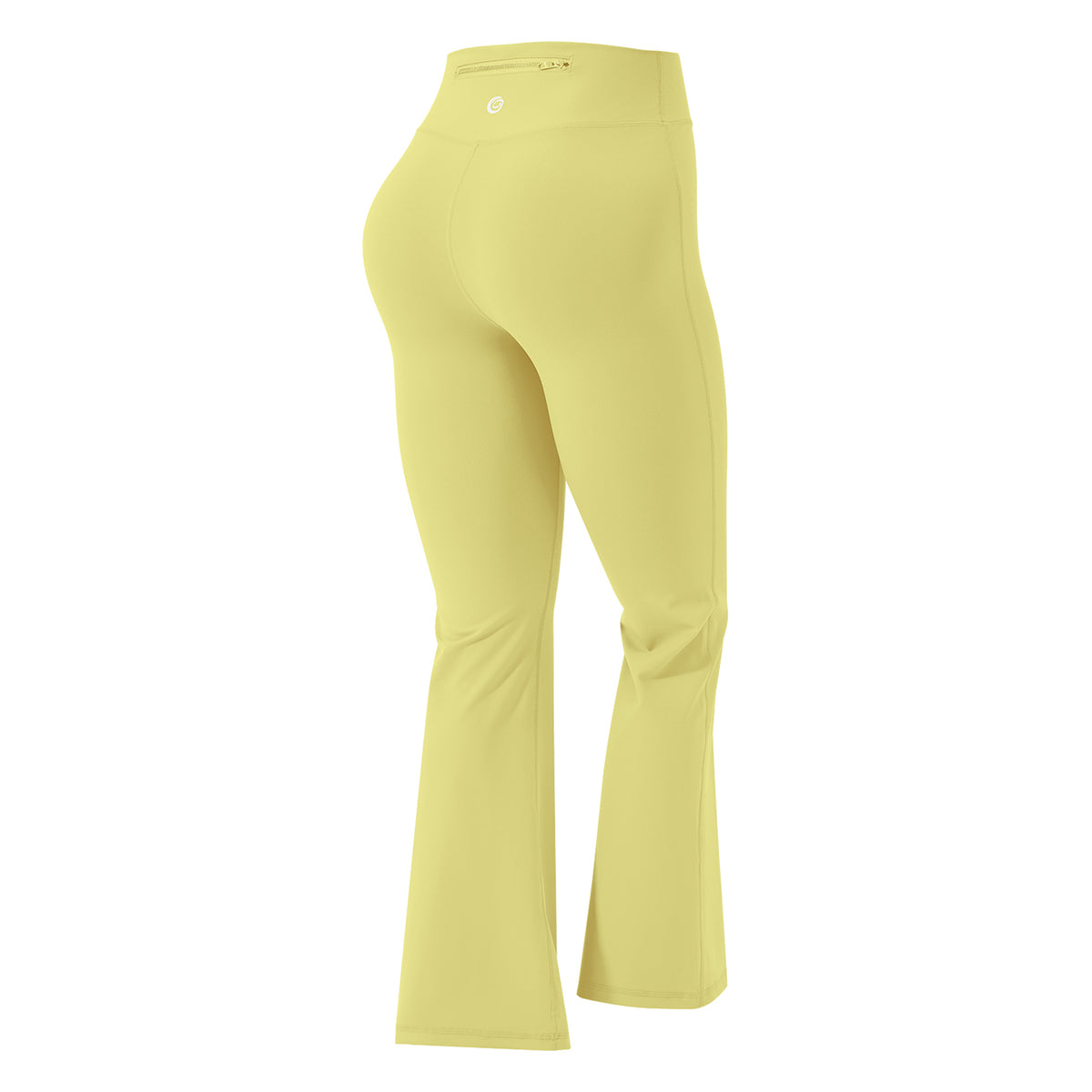 Hooded Gold‑Zip & Gold Zipper Flare Leggings Set