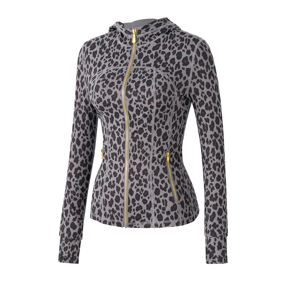 Uncia Active Women's 2 Piece Workout Set | Hooded Zip Jacket & Flare Leggings