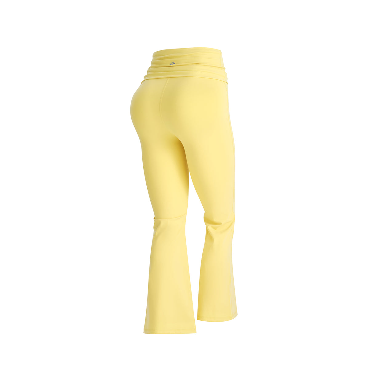 Uncia Active Women's Fold Over Waist Flare Yoga Leggings | Bootcut Compression Workout Pants