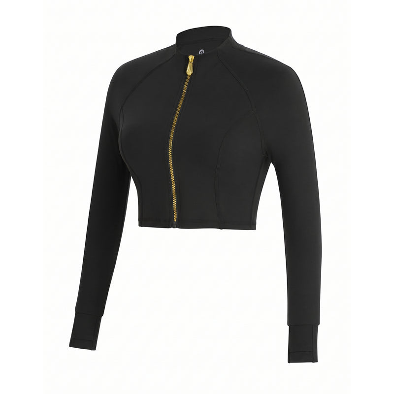 Uncia Active Women Zip Up  2 Piece  Set | High Waist Workout Leggings & Crop Yoga