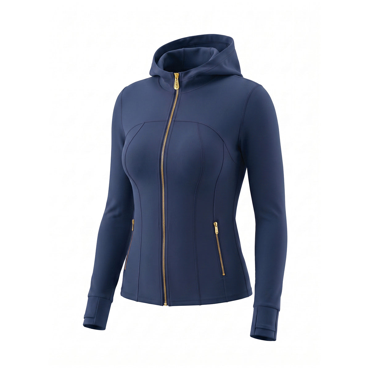 Waffle‑Texture Hooded Yoga Set