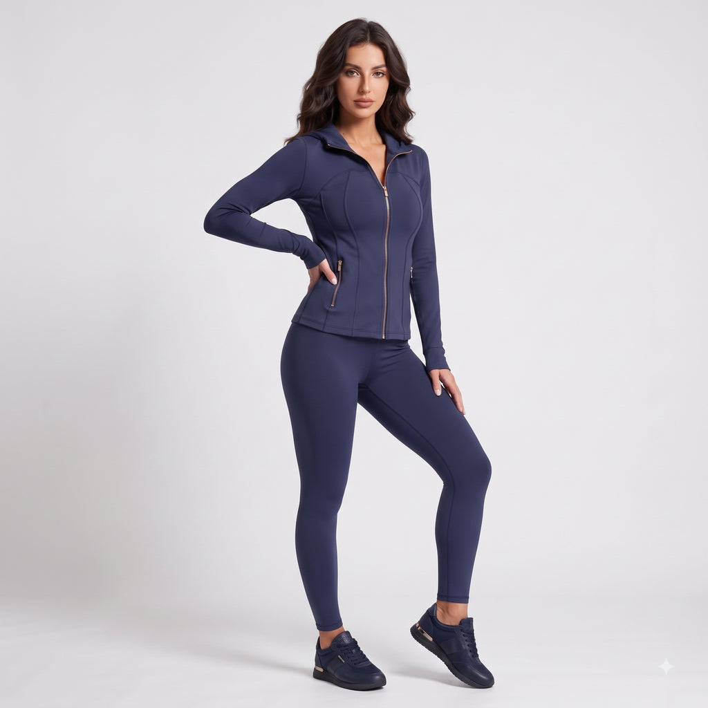 Uncia Active 2 Piece Set | Zip Up Jacket & High Waist Leggings