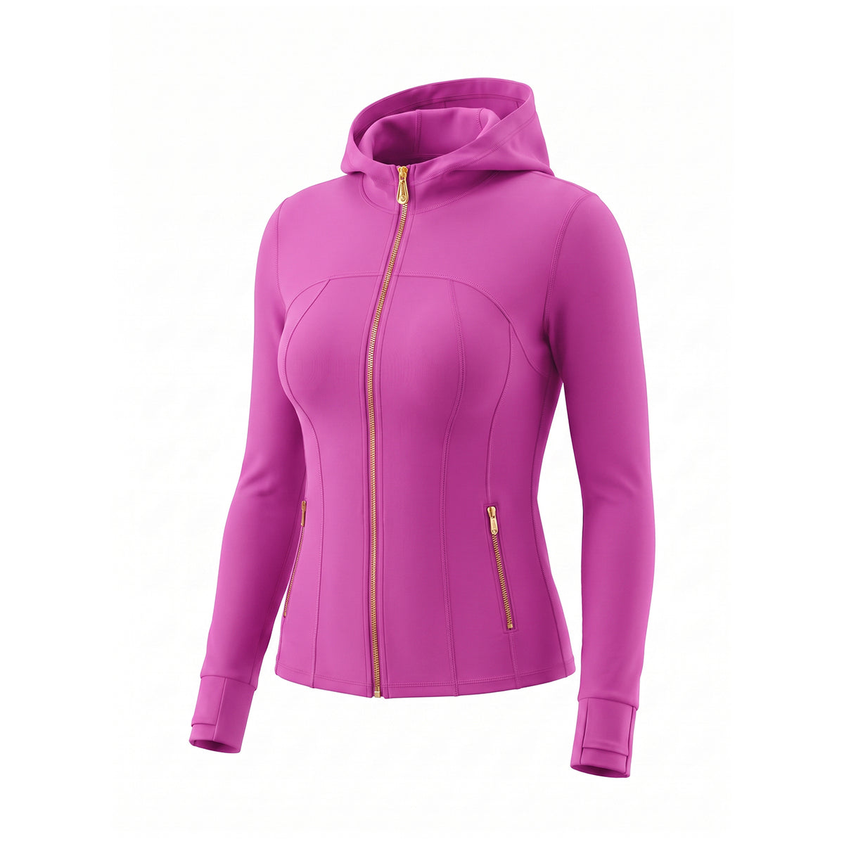 Waffle‑Texture Hooded Yoga Set