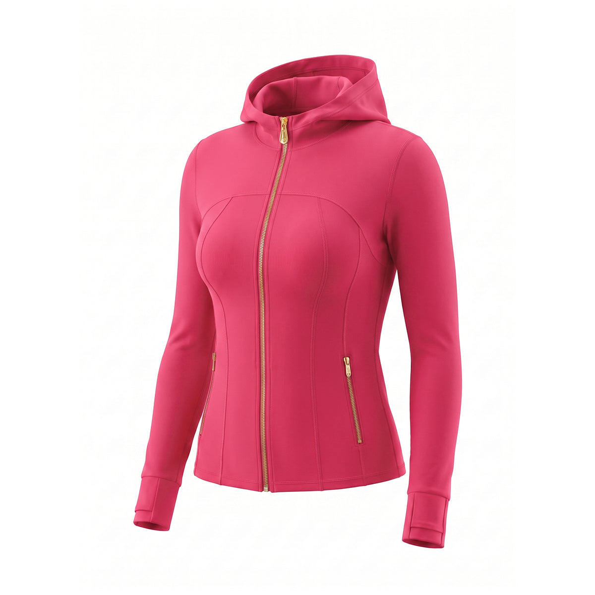 Waffle‑Texture Hooded Yoga Set