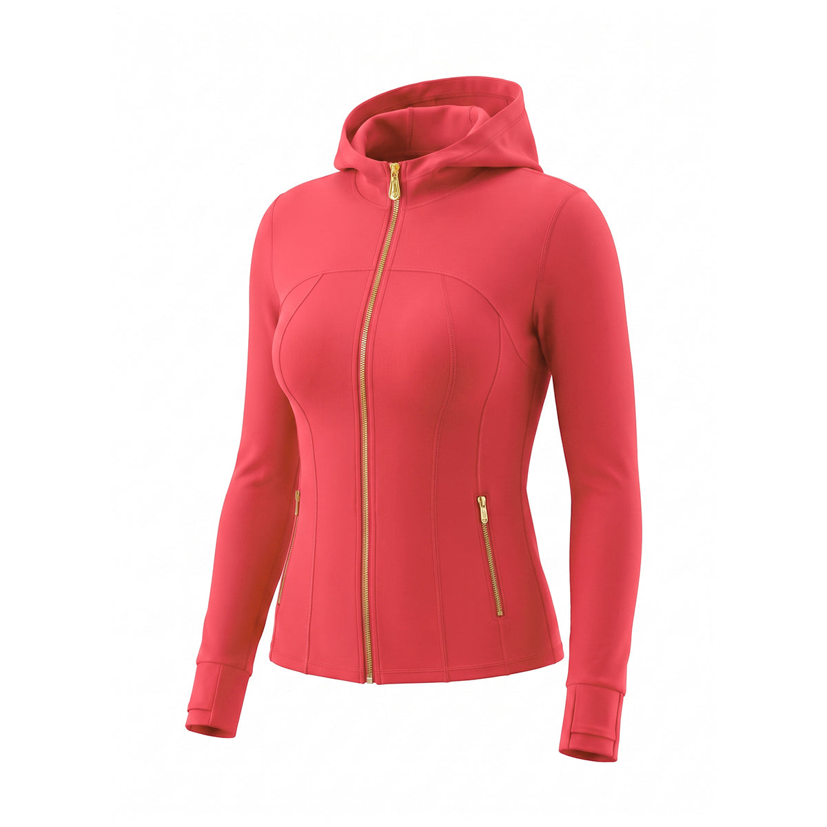 Waffle‑Texture Hooded Yoga Set