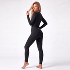 Long‑Sleeve Top & Textured Leggings Set