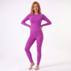 Uncia Active Long Sleeve Thumb Hole 2-Piece Yoga Set | High Waist Pocket Leggings Activewear