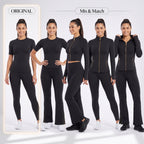 Uncia Active Women's Seamless Crew Neck Top & Leggings Set