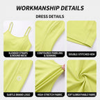 Uncia Active Women's Spaghetti Strap Mini Dress | Slim Fit Bodycon