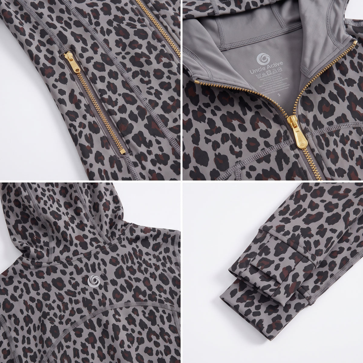 Uncia Active Women’s Jacket | Leopard Print & Going Out Coat