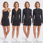 Uncia Active Women's Spaghetti Strap Mini Dress | Slim Fit Bodycon
