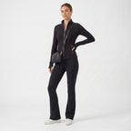 Uncia Active Women's 2 Piece Workout Set | Zip Up Jacket & Flare Yoga Leggings