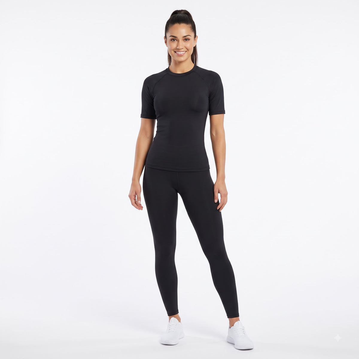 Short‑Sleeve Top & Leggings Set