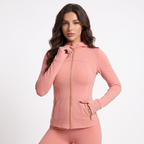 Waffle‑Texture Hooded Yoga Set