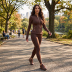 Uncia Active 2 Piece Women's Going out Set , Zip Up Jacket & High Waist Leggings